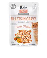 Brit Care Fillets in Gravy Chicken konservai katėms su vištiena, 85 g