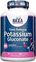 Maisto papildas Haya Labs Potassium Gluconate (kalio gliukonatas) 100 tabl.
