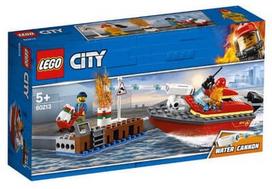 legion dock - LEGO City Fire Dock Side Fire 60213 - 1 nuotrauka