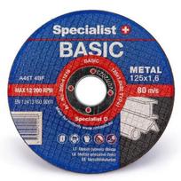 pjovimo diskas 125 specialist - Metalo pjovimo diskas SPECIALIST+ Basic, 125 x 1,6 x 22 mm - 2 nuotrauka