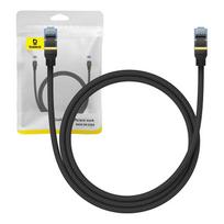ethernet cable - Pintas tinklo kabelis Cat.7 Baseus Ethernet RJ45, 10Gbps, 1 m (juodas) - 2 nuotrauka