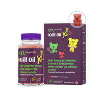 omega 3 papildai - LYL Krill oil Kid guminukai su Omega3 ir vitaminais N30 - 1 nuotrauka