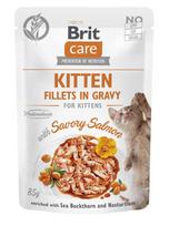 Brit Care Cat Kitten Savory Salmon Pouch 85 g