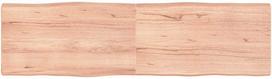 Stalviršis, šviesiai rudas, 180x50x(2-6) cm, medienos masyvas