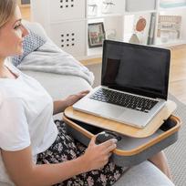 Nešiojamasis nešiojamojo kompiuterio stalas su dėklu Larage InnovaGoods