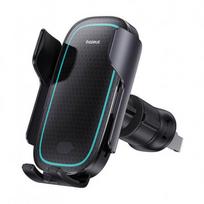 automobilinis pakrovejas - Wireless Charging Car Mount Baseus MilkyWay Pro 15W (black) - 2 nuotrauka