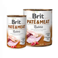 sunu konservai 400 - Brit Care Rabbit Pate Meat konservai šunims 400 g - 2 nuotrauka