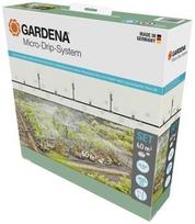 laistymo sistema gardena micro drip - Gardena Micro Drip System 60m2 13450-20, plastikas, 40 vnt. - 1 nuotrauka