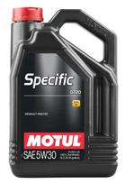 Motul Specific variklinė alyva, 102209, 0720, 5W30, 5 l