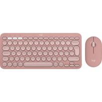 bluetooth peles - Logitech Pebble 2 Combo (US) Rose - 1 nuotrauka