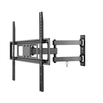 sieninis tv stovas - Goobay | Wall mount | TV Wall Mount Basic FULLMOTION (L) | Tilt, Swivel | Black - 1 nuotrauka