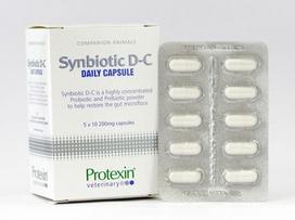 Maisto papildas šunims ir katėms Protexin Synbiotic DC, 200 mg, 50 kaps.
