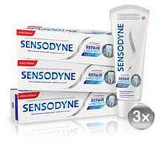 sensodyne - Dantų pasta Sensodyne Repair and Protect Whitening, 3 x 75 ml - 2 nuotrauka