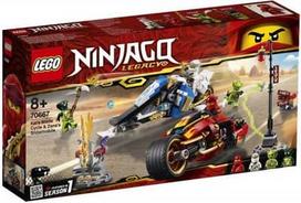 ninjago - LEGO Ninjago Kai's Blade Cycle & Zane's Snowmobile 70667 - 1 nuotrauka