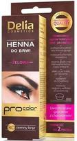 Antakių ir blakstienų dažai Delia Cosmetics Henna 3.0 Dark Brown, 30 ml