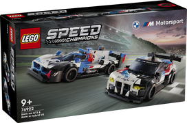 lego automobilis - LEGO Speed ​​Champions BMW M4 GT3 & BMW M Hybrid V8 Race Cars 76922 - 3 nuotrauka