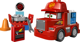 lego konstruktoris - LEGO DUPLO Disney ir Pixar Ratai Makas lenktynėse 10417 - 4 nuotrauka