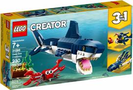 lego gyvuni - LEGO Creator Deep Sea Creatures 31088 - 6 nuotrauka