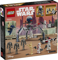 star wars - LEGO Star Wars Klonų kario ir kovinio droido kovos rinkinys 75372 - 4 nuotrauka