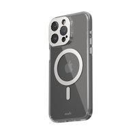 Moshi iGlaze for iPhone 15 Pro Max - Lunar Silver