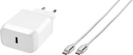 charger pakrovejas - Vivanco charger USB-C - USB-C 45W 1m (62400) - 1 nuotrauka