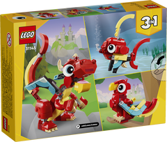 lego drakonas - LEGO Creator Raudonas drakonas 31145 - 3 nuotrauka