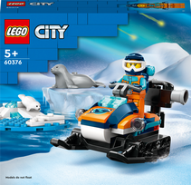 lego city - LEGO City Arkties tyrinėtojo sniegaeigis 60376 - 1 nuotrauka