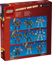 lego robotas - LEGO Ninjago Kai stichijos ugnies robotas 71808 - 6 nuotrauka
