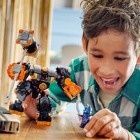 lego konstruktoris - LEGO Ninjago Cole stichijos žemės robotas 71806 - 8 nuotrauka