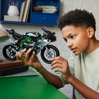 lego kawasaki - LEGO Motociklas Kawasaki Ninja H2R 42170 - 6 nuotrauka