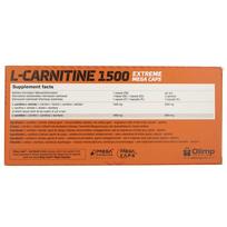 l carnitine kaps - Olimp L-Karnitinas 1500 Extreme Mega 120 kaps. - 5 nuotrauka