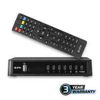 dvb t - TV priedelis STB eSTAR T2 618 HD Black - 1 nuotrauka