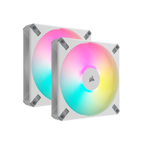 rgb ventiliatoriai - Case Acc Corsair AF140 RGB ELITE Baltas - 1 nuotrauka