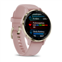 laikrodis garmin venu 3s - Garmin Venu 3S Rose Gold (Rožinis) - 5 nuotrauka