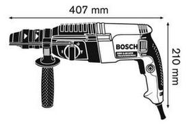 gbh 26 - Bosch GBH2-26DFR 800W - 5 nuotrauka