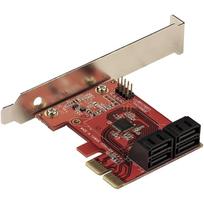 plokste tinklo - PCI korta Startech 4P6G-PCIE-SATA-CARD - 1 nuotrauka
