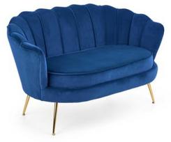 Dvivietė sofa Amorinito XL, tamsiai mėlyna, 133 x 77 cm x 77 cm