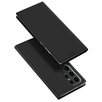 s24 ultra telefonas - Dux Ducis Skin Pro dėklas Samsung S24 Ultra su atvartu - juodas - 1 nuotrauka