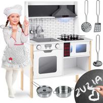 vaikas virtuveles - Medinė virtuvėlė vaikams RicoKids, 95 cm - 1 nuotrauka