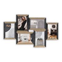 Ramka ZEP ZEP Vercelli juodas 6x10x15 Wood Gallery DN688B