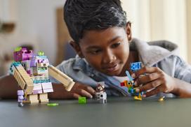 minecraft legends - LEGO Minecraft Kova su ėdiku 21257 - 8 nuotrauka