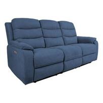 sedynes mechanizmas - Sofa reglaineris su poilsio mechanizmu Home4you Mimi, mėlyna, 93 x 208 cm x 102 cm - 1 nuotrauka
