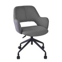 Darbo kėdė Home4you Keno 38916, 62 x 57 x 82 - 88 cm, pilka