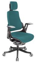 ergonomine biuro kede - Kėdė Home4you Wau 13655, 70 x 70 x 112 - 129 cm, mėlyna - 1 nuotrauka
