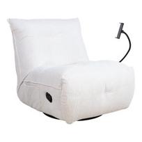 fotelis reglaineris - Atlošiamas krėslas Home4you Win-Win, baltas, 95 cm x 80 cm x 90 cm - 1 nuotrauka