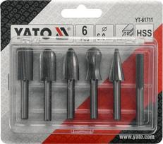 frezu rinkinys - Frezos metalui kūginės YT-61711 YATO (12) - 1 nuotrauka