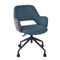Darbo kėdė Home4you Keno 38918, 62 x 57 x 82 - 88 cm, mėlyna/pilka