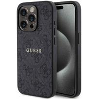 guess pu leather 4g - Guess "PU Leather 4G Colored Ring MagSafe Case iPhone 15 Pro" Black - 1 nuotrauka