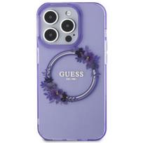 Guess "PC/ TPU Flowers Ring Glossy Logo MagSafe Case iPhone 15 Pro Max"