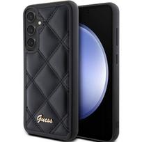 guess samsung galaxy s23 - Guess "Quilted Metal Logo Samsung Galaxy S23 FE GUHCS23FEPSQSQSK" Black - 1 nuotrauka